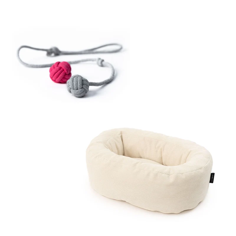 Katzenbett & Spielzeug Set