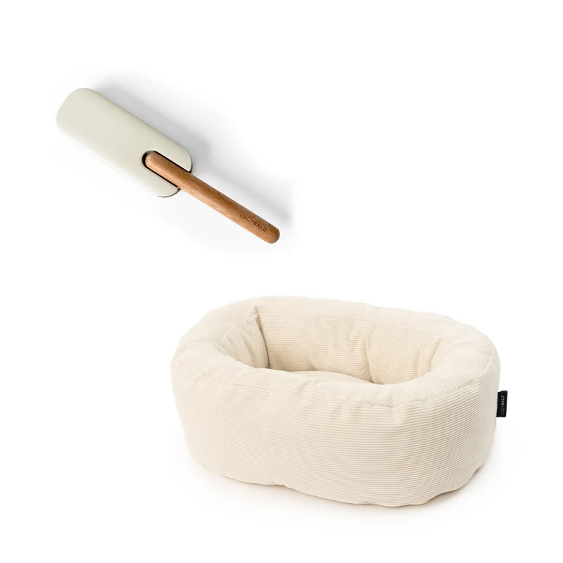 Katzenbett & Fusselbürste Set