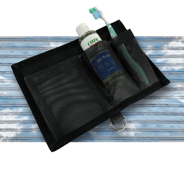 Netztasche für Vanlife Dusche