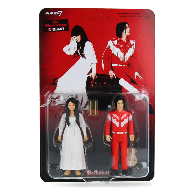 The White Stripes (Elephant) - ReAction Figures Wave 2 - (2 pack)