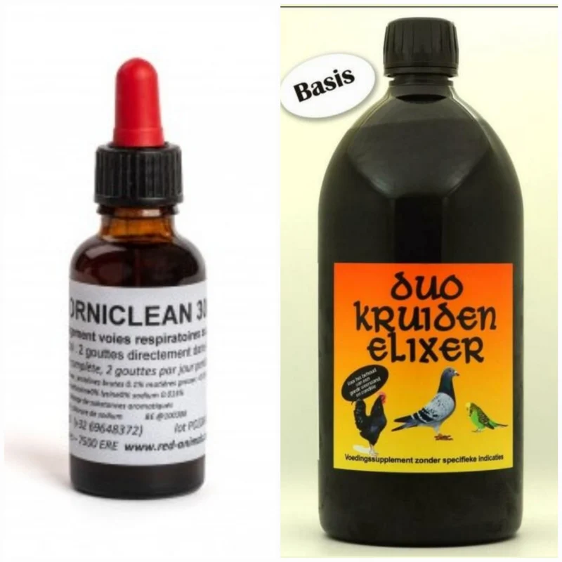 Orniclean 30ml + Duo Base Elixir Herbal 1L