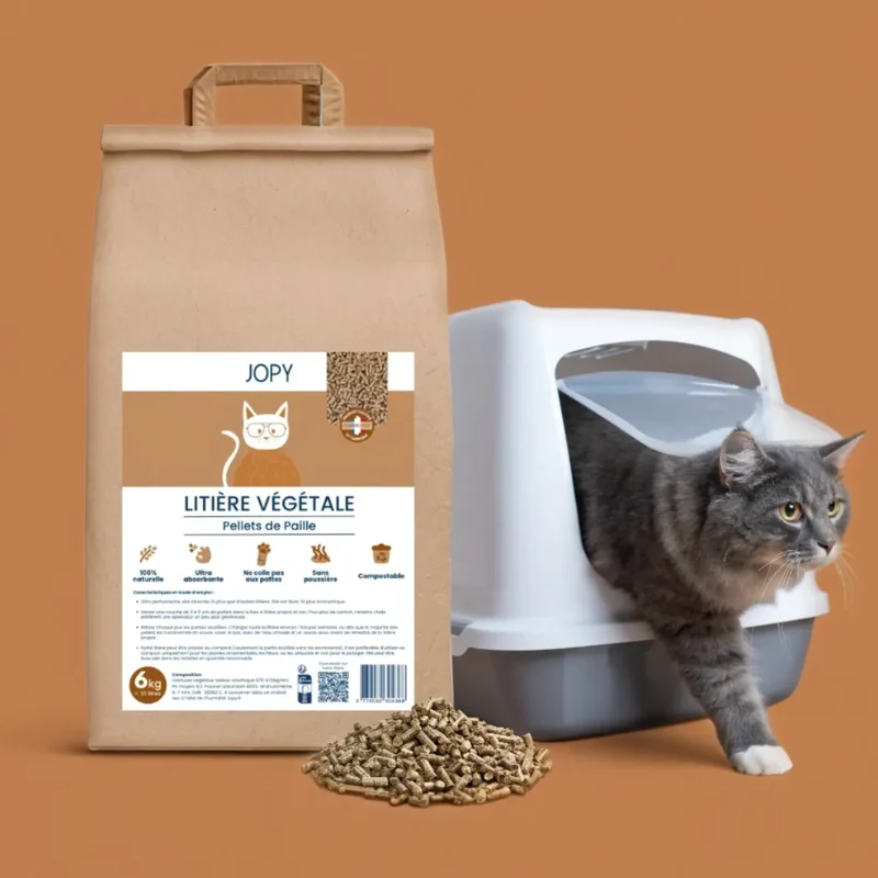 Litière Végétale Chat – Pellets