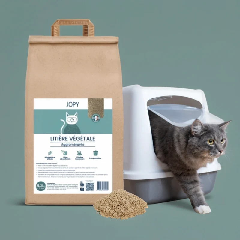 Litière Végétale Chat – Agglomérante