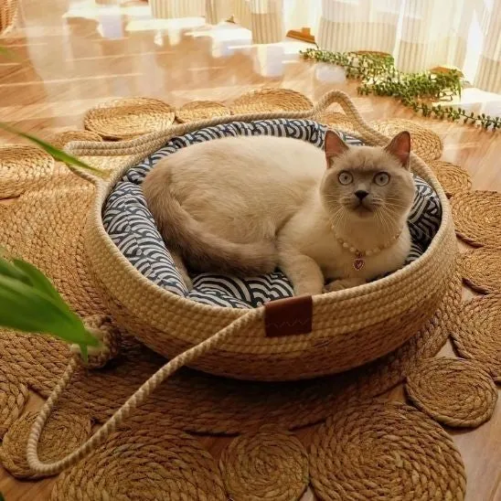 panier pour chat | Tressé Design Félin
