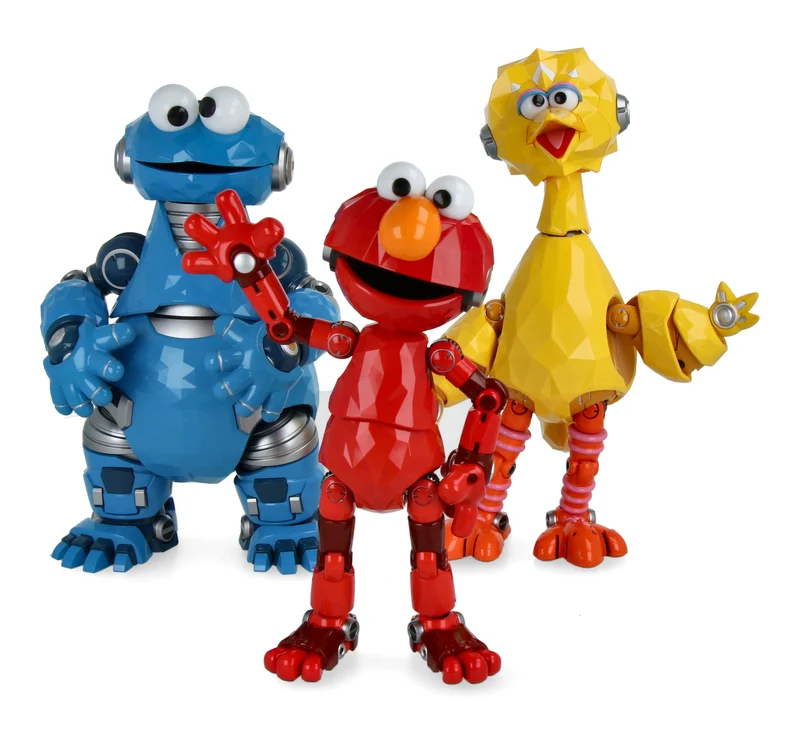 Sesame Street : Cookie Monster, Big Bird, Elmo (DX Ver.) - Carbotix