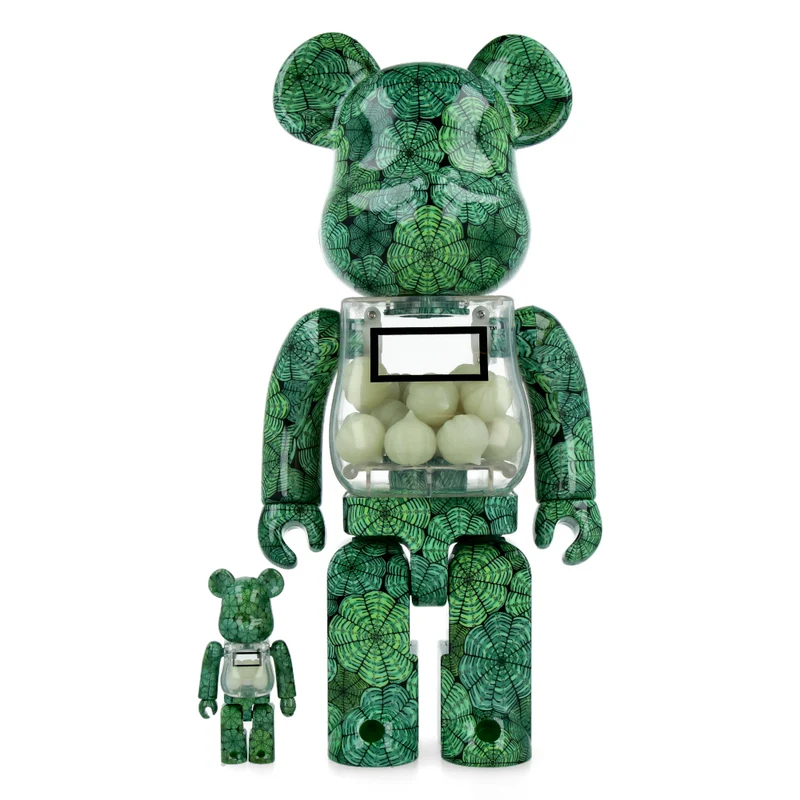 400% + 100% Bearbrick Euphorbia Obesa