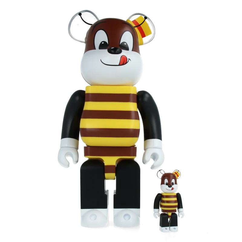 400% + 100% Bearbrick Honey (Kellogg's)