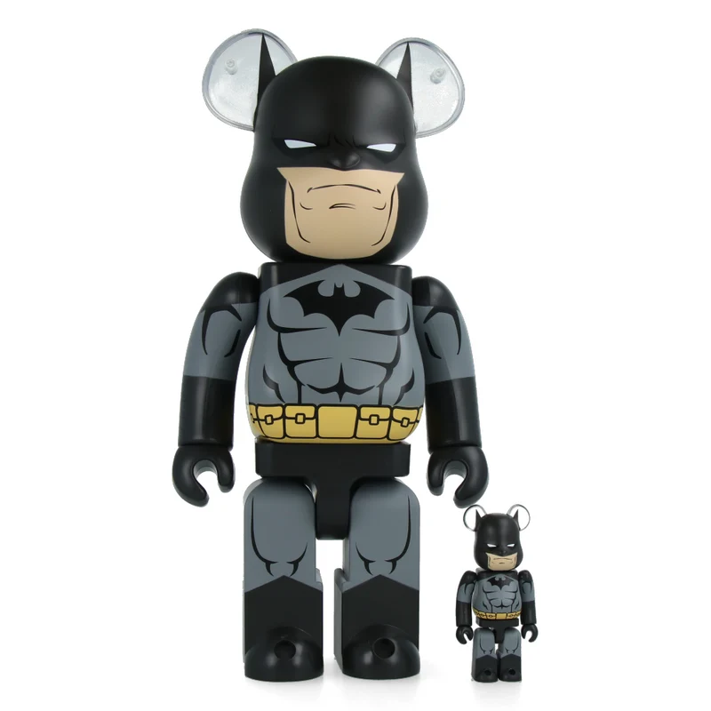400% + 100% Bearbrick Batman Hush - Black ver.