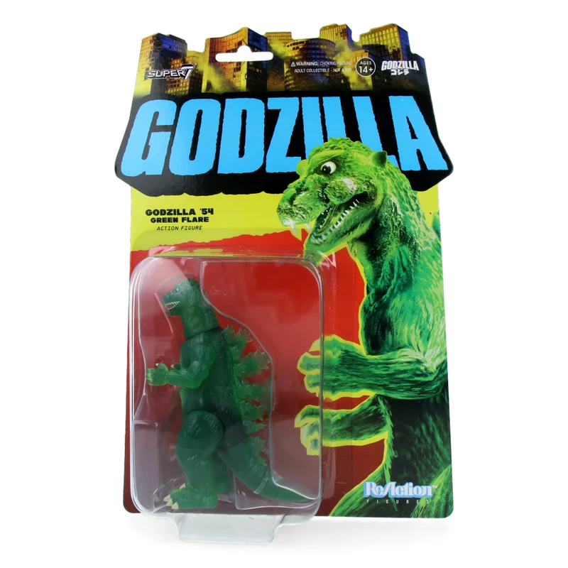 Godzilla (Semi-Clear Green Version) - Toho ReAction Figures Wave 7