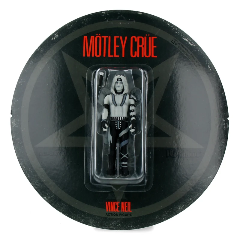 Vince Neil (Shout at the Devil - Black & White) - Motley Crue - ReAction Figures