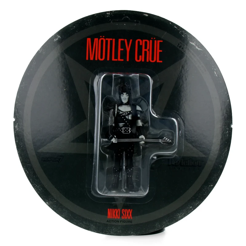 Nikki Sixx (Shout at the Devil - Black & White) - Motley Crue - ReAction Figures