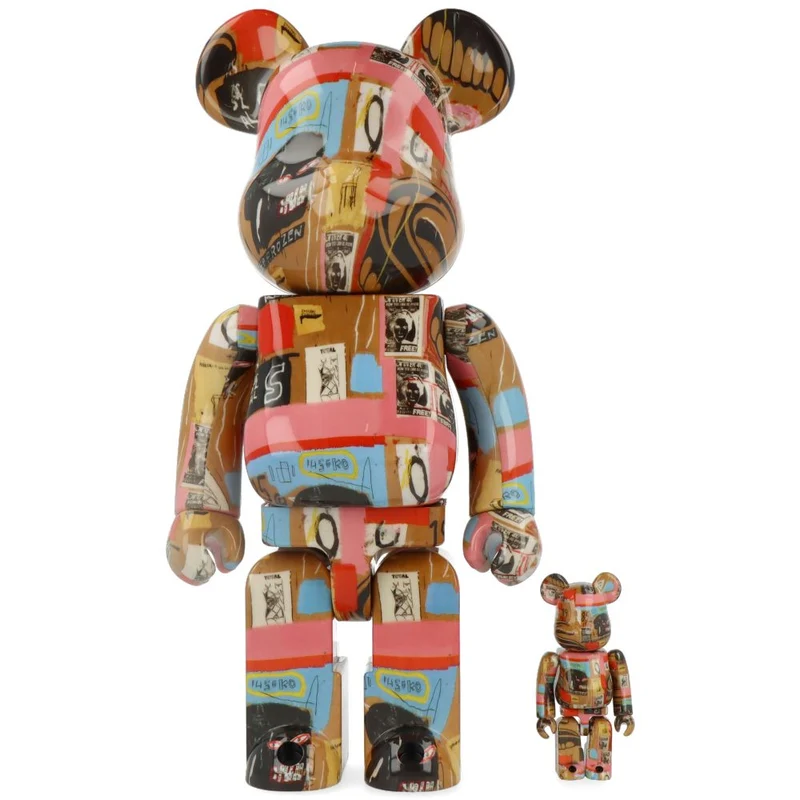 400% + 100% Bearbrick Warhol X Basquiat 2
