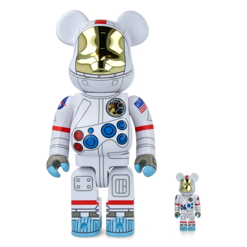 400% + 100% Bearbrick Apollo 17 Astronaut