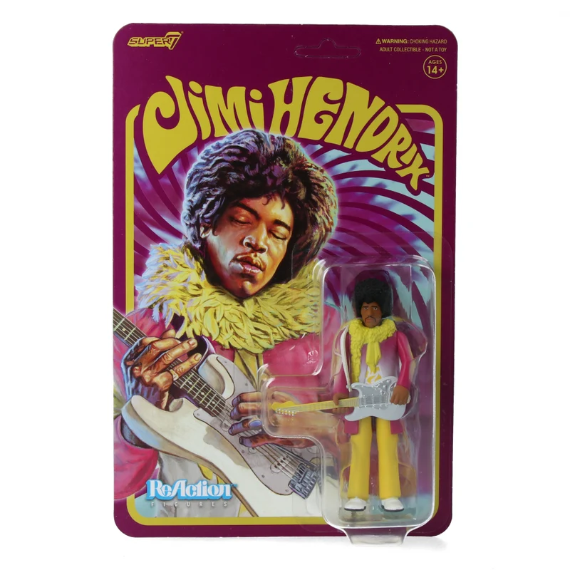 Jimi Hendrix (Reverse Album Colors) - ReAction Figures