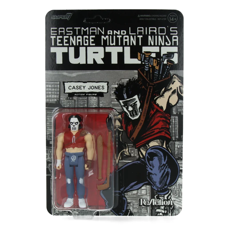 Casey Jones (Comic Color) - Tortues Ninja - ReAction Figures wave 11