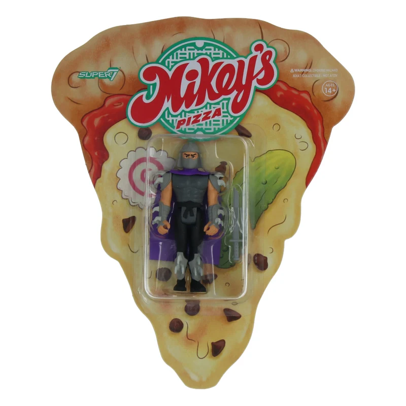 Shredder (Weird Pizza to Go) - Tortues Ninja - ReAction Figures Wave 10