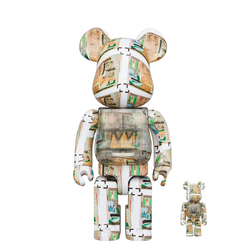 400% + 100% Bearbrick Jean-Michel Basquiat - King Pleasure