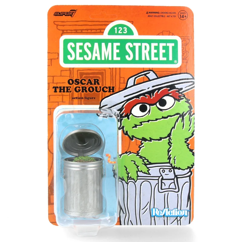 Sesame Street ReAction Figures Wave 2 - Oscar the Grouch