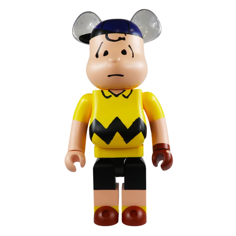 1000% MLB x Peanuts Bearbrick Charlie Brown (New York Mets)