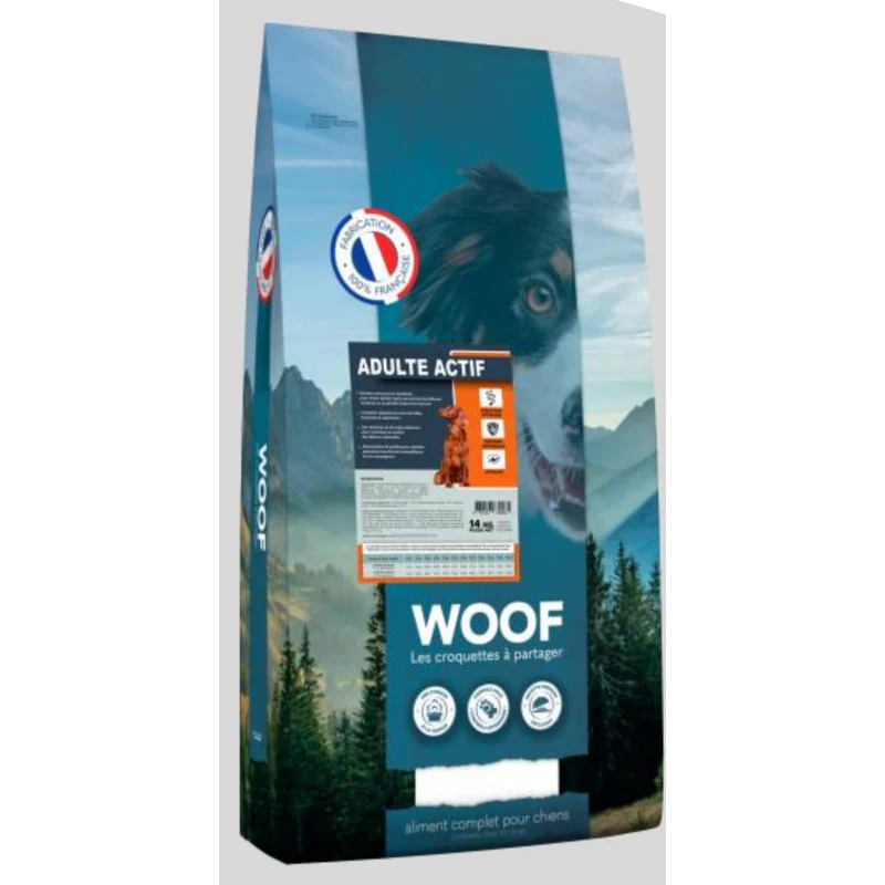 WOOF Adulte Actif 14kg