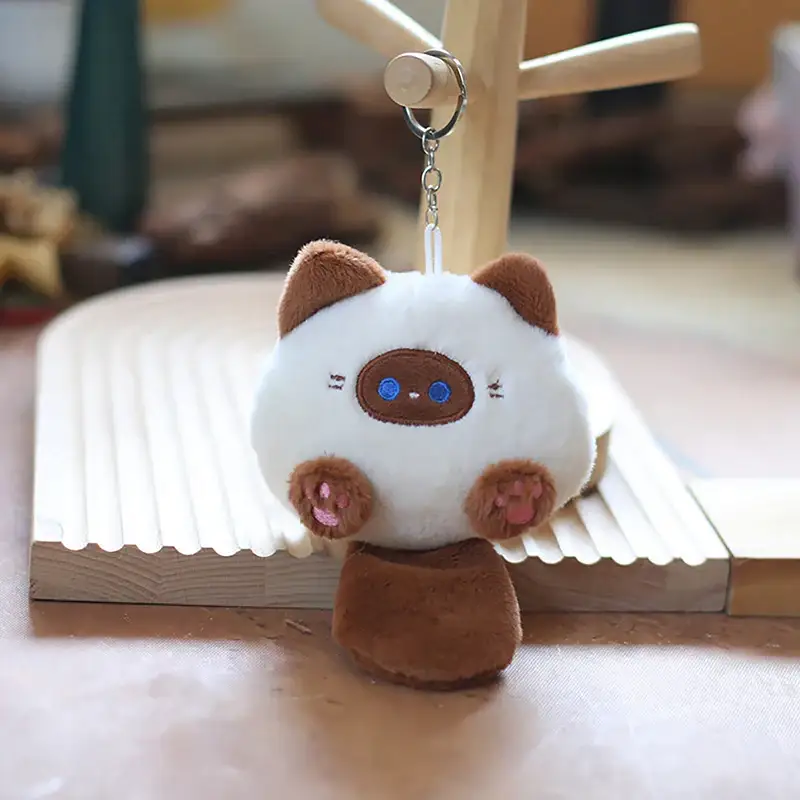 Porte Clé Chat Peluche