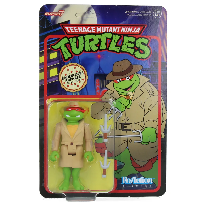 ReAction Figures Wave 08 - Undercover Raphael (Cartoon) - TMNT
