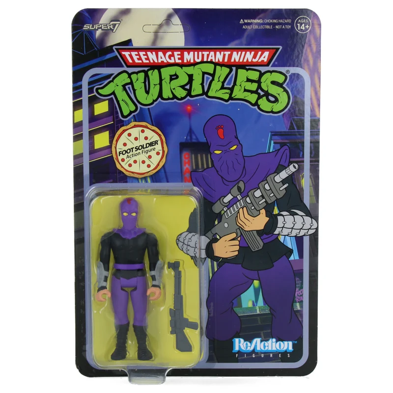 ReAction Figures Wave 08 - Foot Soldier (Cartoon) - TMNT