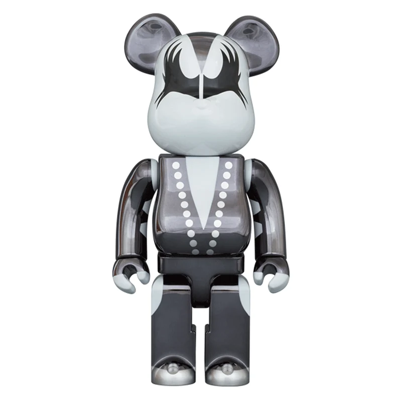 1000% Bearbrick Kiss Demon chrome Ver.