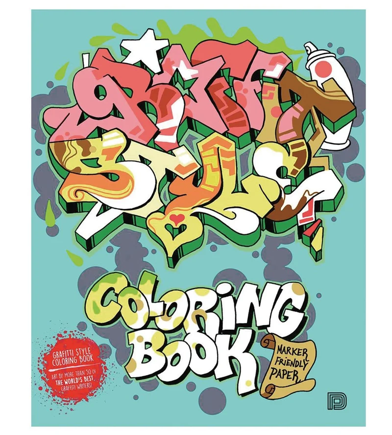Graffiti Style Coloring Book