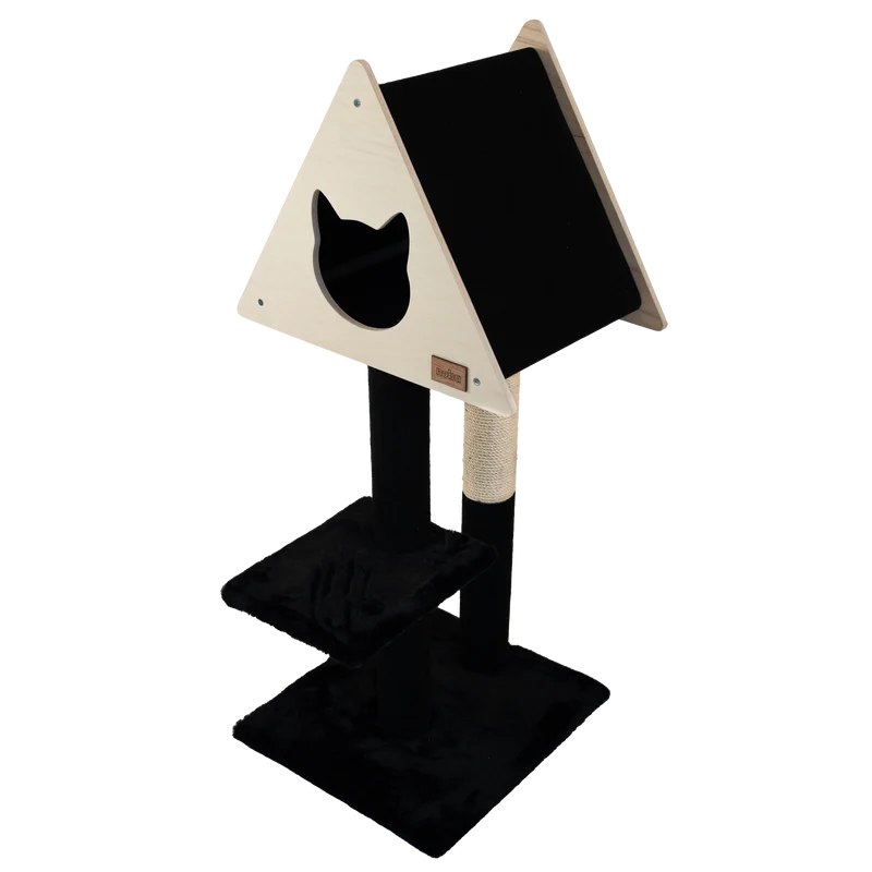 Teepee Hideout - Deluxe 2-Level Cat Tree