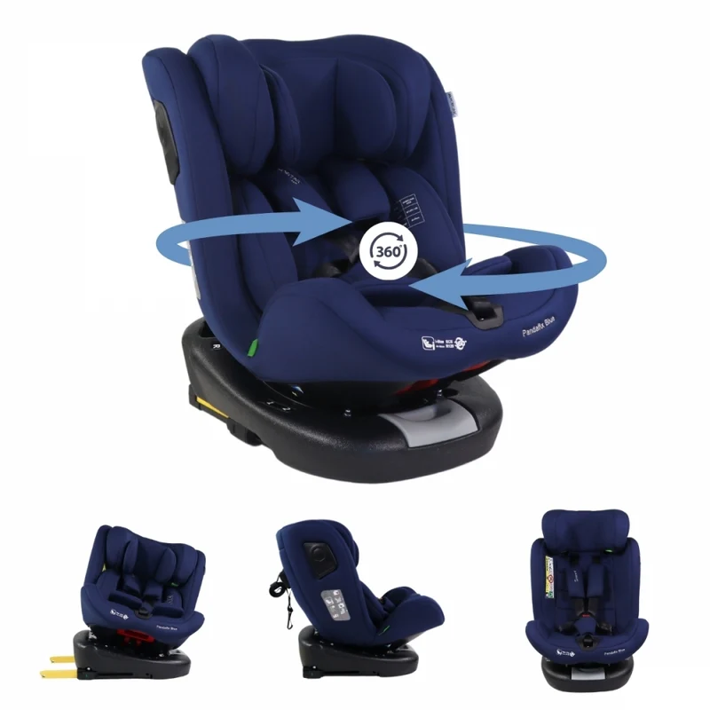 Siège auto enfant | Rotation à 360° | Inclinable | 40-150 cm | 0-12 ans | Isofix | Fixation supérieure | Pandafix | Mobiclinic