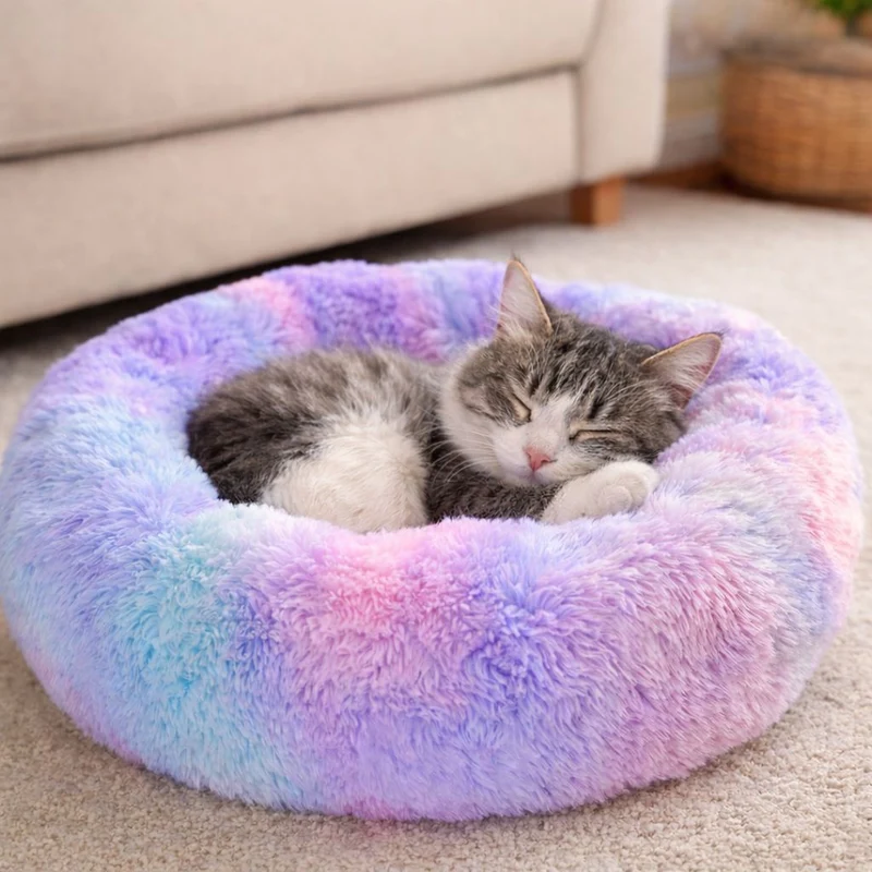 Coussin pour Chat | Moelleux Anti-Anxiété