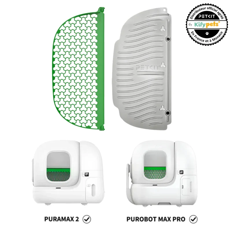 Kit Filtre Grande Maille + Vide litière magnétique Pura Max 2 et Purobot Max Pro