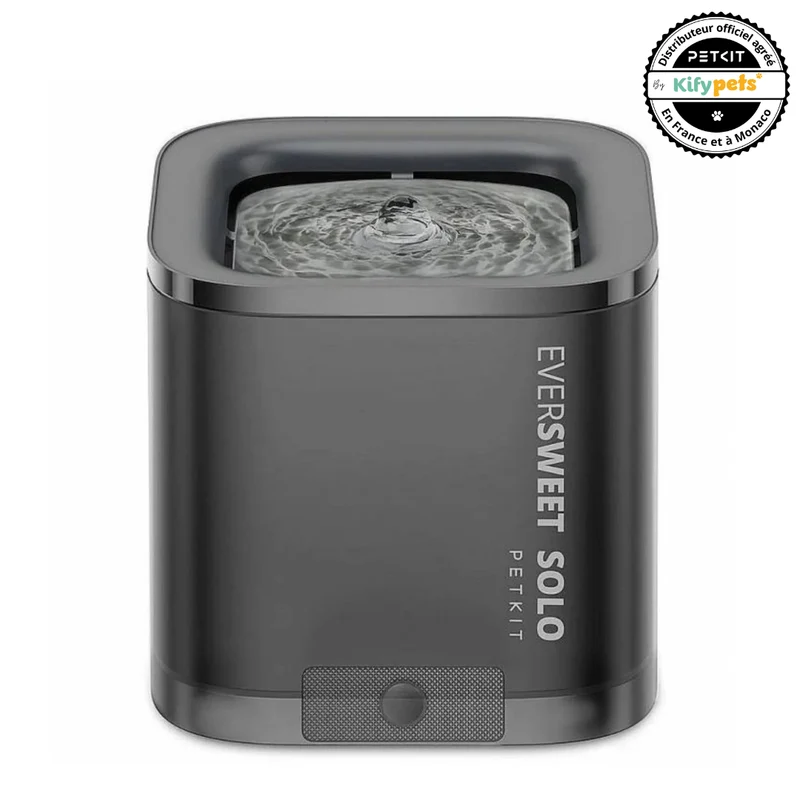 EVERSWEET SOLO CYBERTAIL fontaine a eau pour animaux 1.8L noir