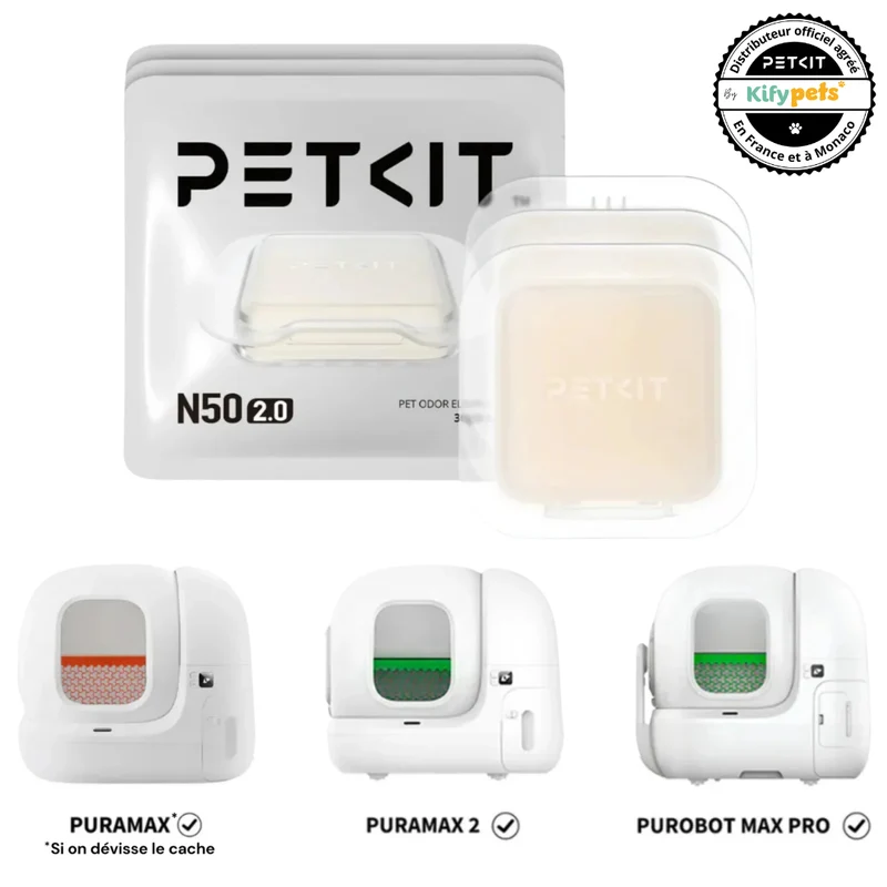 N50 2.0 Désodorisants pour PuraMax & Purobot Max PRO - Lot de 3
