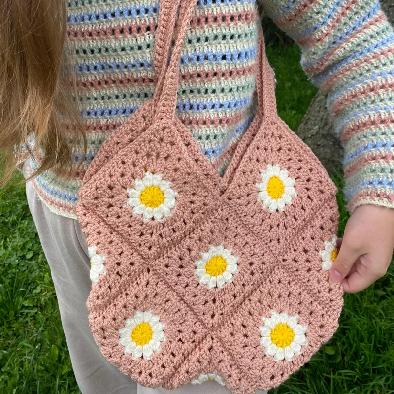 Sac Fleurs Rose!