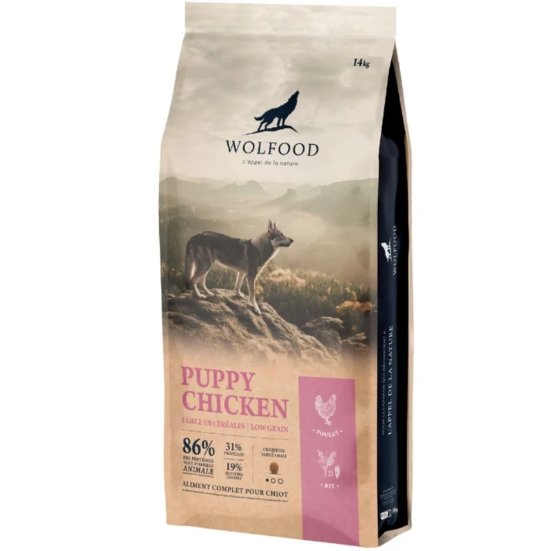 Anti-gaspi Croquettes Wolfood Puppy Chicken