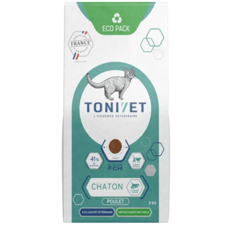 Anti-gaspi Croquettes Tonivet Chaton