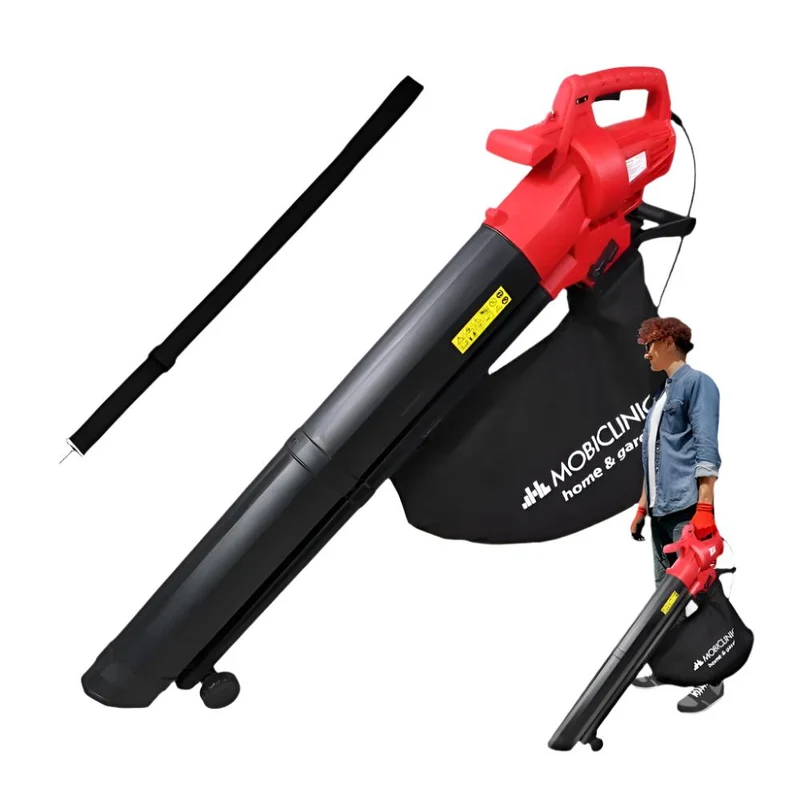 Aspirateur-souffleur rechargeable | 900 W | 3 en 1 | Déchiquetage | Avec poignée d'épaule | 6 vitesses | Mobiclean | Mobiclinic