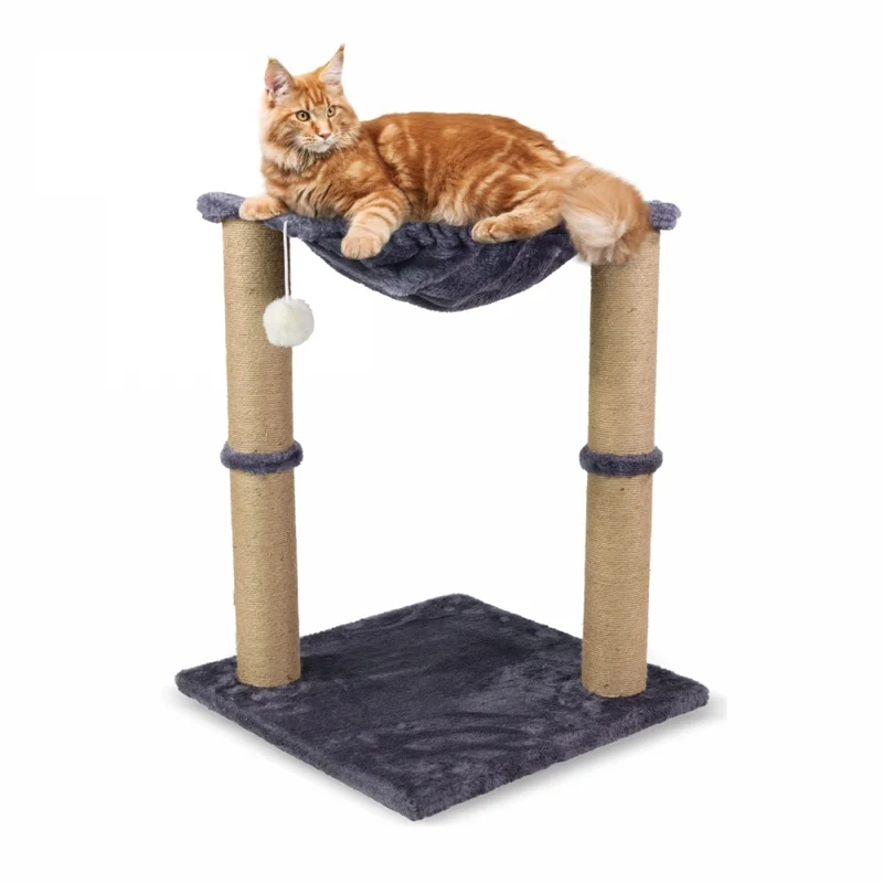 Arbre à chat | Avec hamac | 40 x 40 x 50 cm | Léger | Résistant | Max. 10 kg | Milo | Mobiclinic