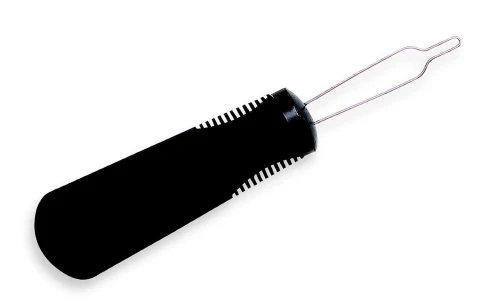 Enfile bouton | Blanc | Acier inoxydable