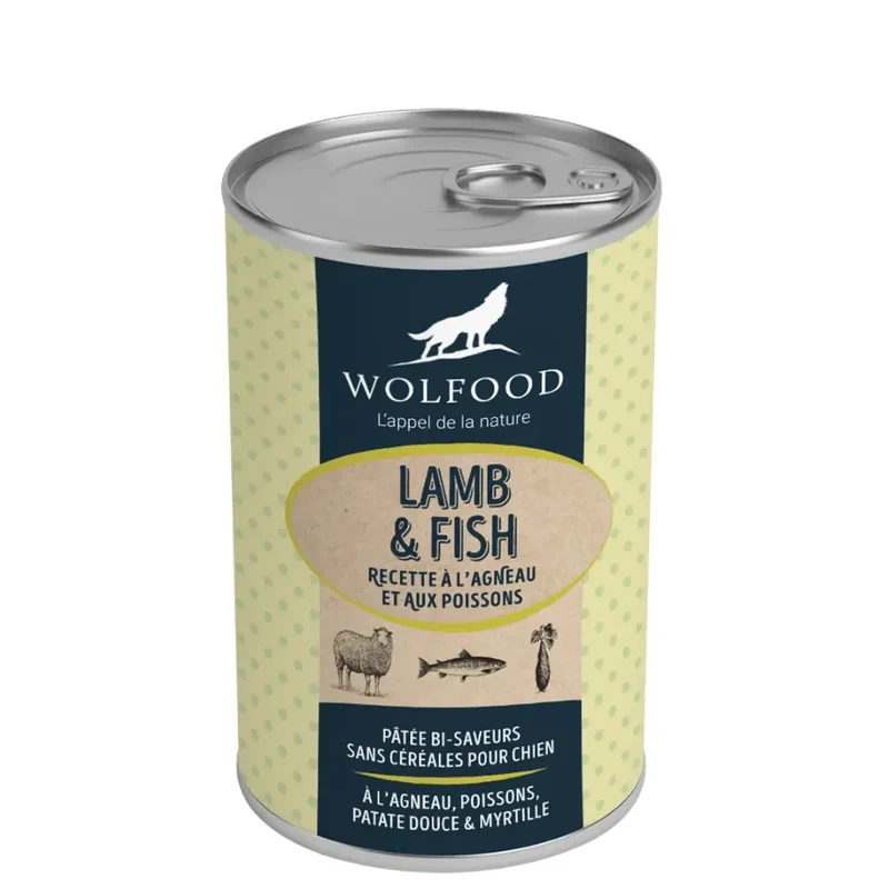Pâtée Wolfood Lamb & Fish