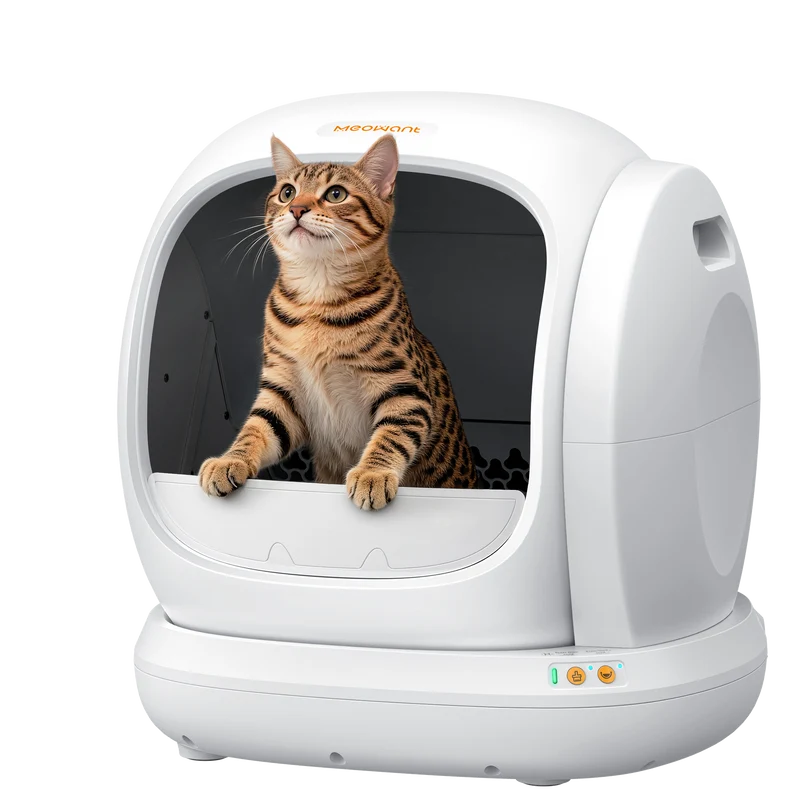 Meowant Self-Cleaning Cat Litter Box - MW-SC02 (White)