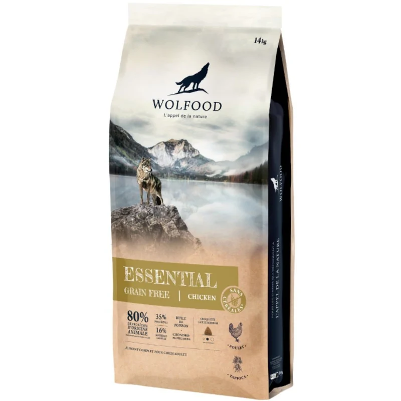 Croquettes Wolfood Essential Grain Free Chicken