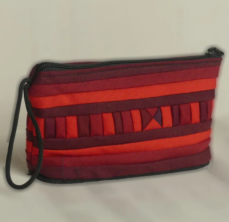 Pochette fait main - grand format | rouge