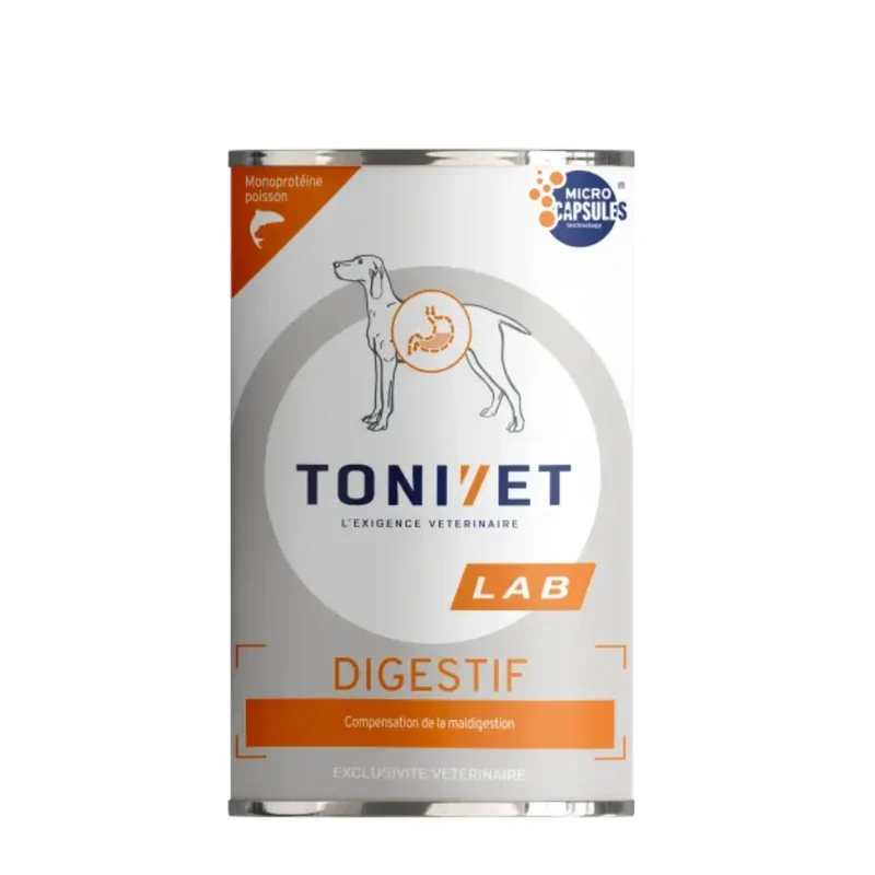 Pâtée Tonivet LAB Chien Digestif Saumon