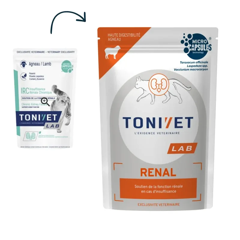 Tonivet LAB Chat Insuffisance Rénale Chronique Agneau