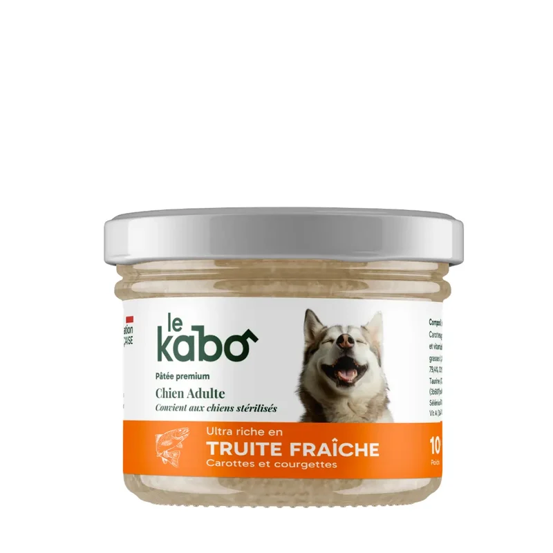 Pâtée Le Kabo Chien Truite Fraîche