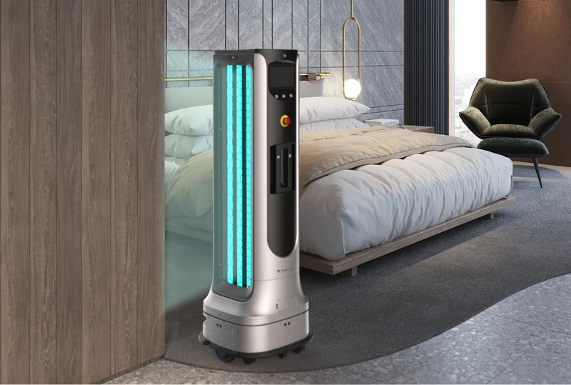 Latest Technology UV-C UVD Autonomous Disinfection Robot with Ultra Violet Lights