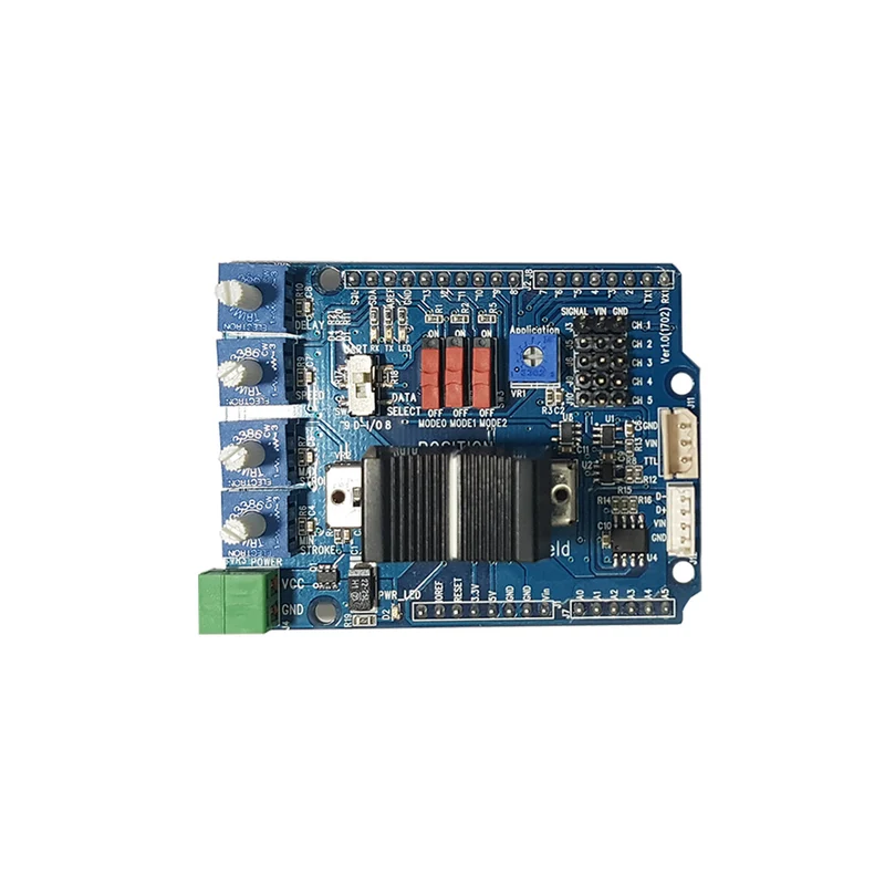 Servo Tester Arduino Shield for mightyzap micro / mini Linear Servo Actuator